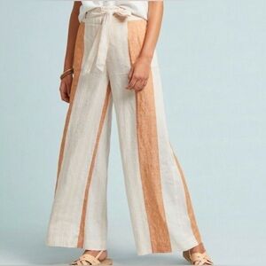 NWT Anthropologie Ett:twa Margot Wide Leg Linen Pants
